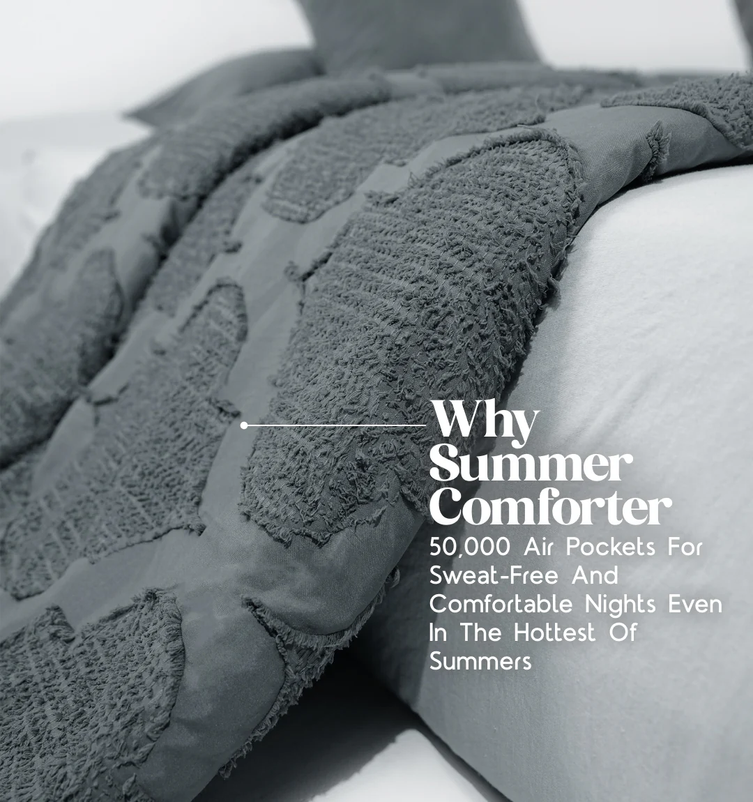 Midnight Air Threaded Comforter - Black Currant - Image 6