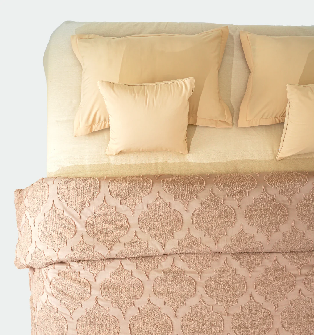 Midnight Air Threaded Comforter - Caramel - Image 8